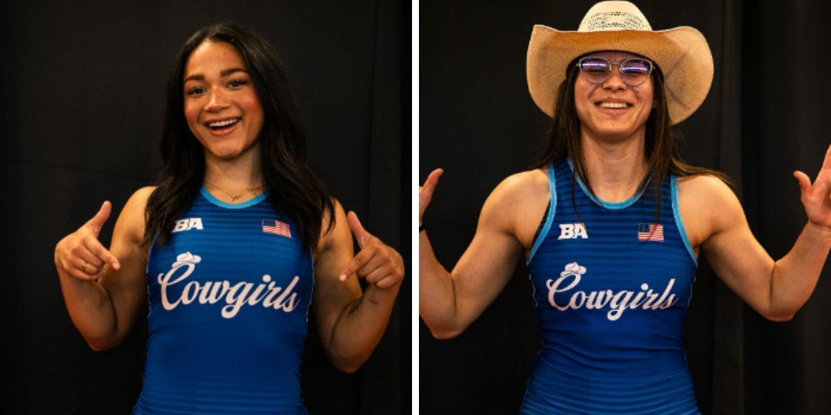 OSU Wrestlers: Kaiulani Garcia and Damiyah Smith. (Images by Instagram @cowgirlwrestling)