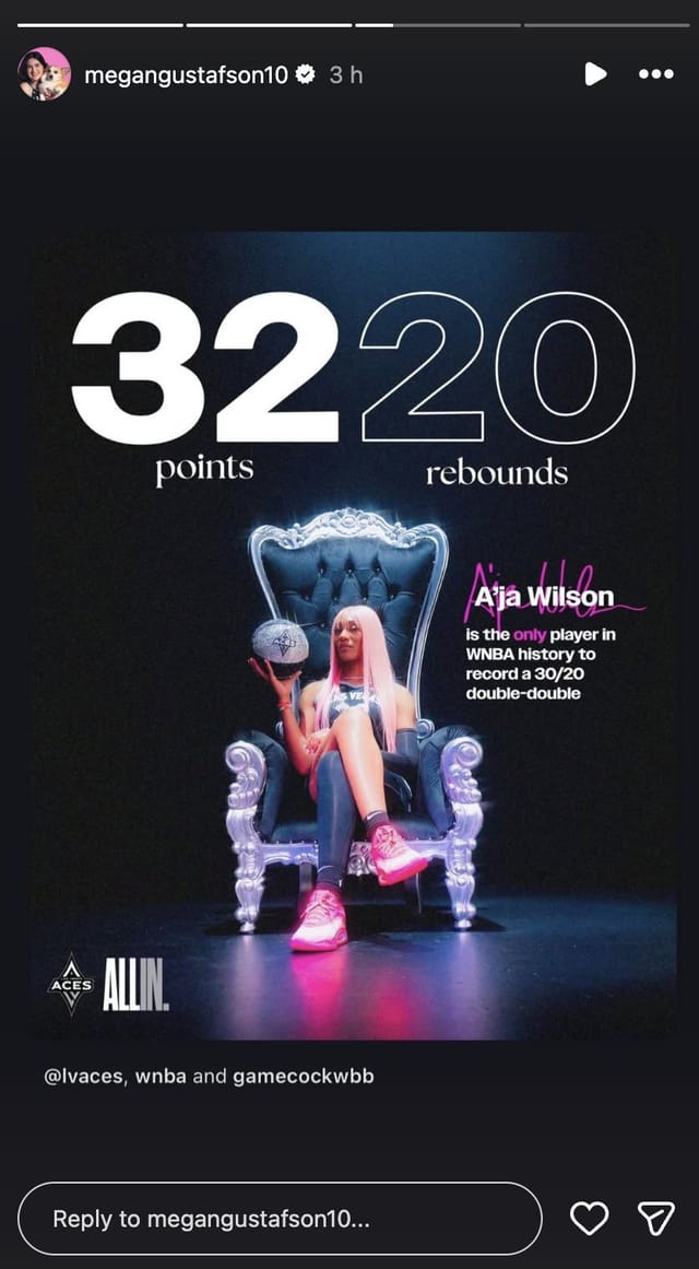 Credits: Instagram (@megangustafson10)