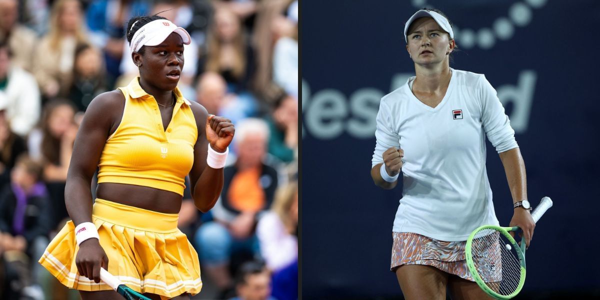 Victoria Mboko vs Barbora Krejcikova is one of the first-round matches at the US Open 2025. (Photos: Getty)