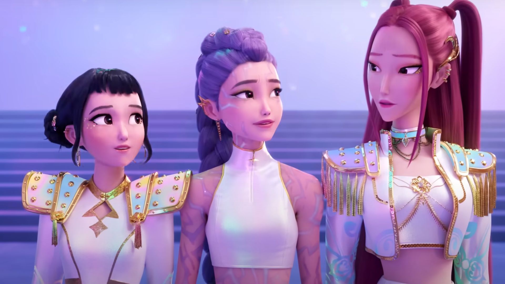 The characters had several outfit changes (Image via YouTube/Still Watching Netflix)