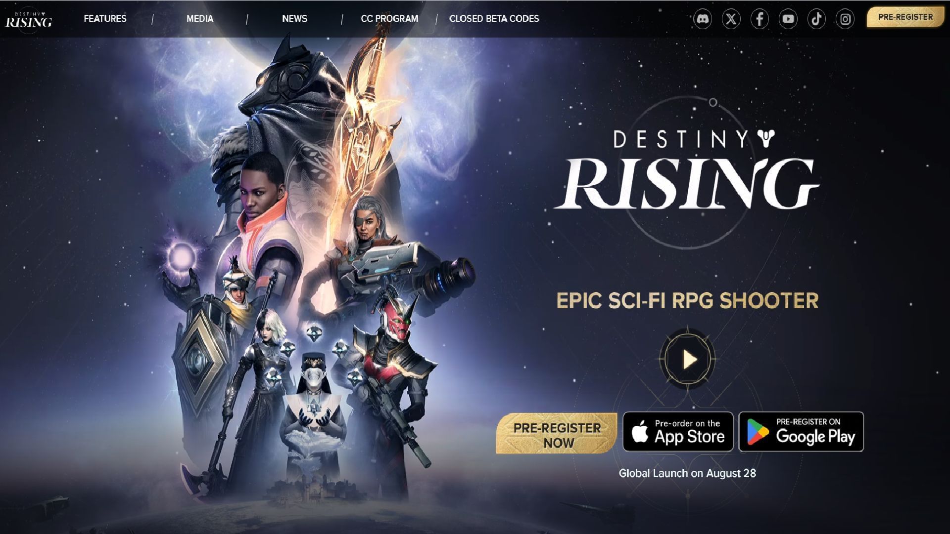Visit the website to complete your pre-registration ahead of the title&#039;s global launch (Image via NetEase Games)