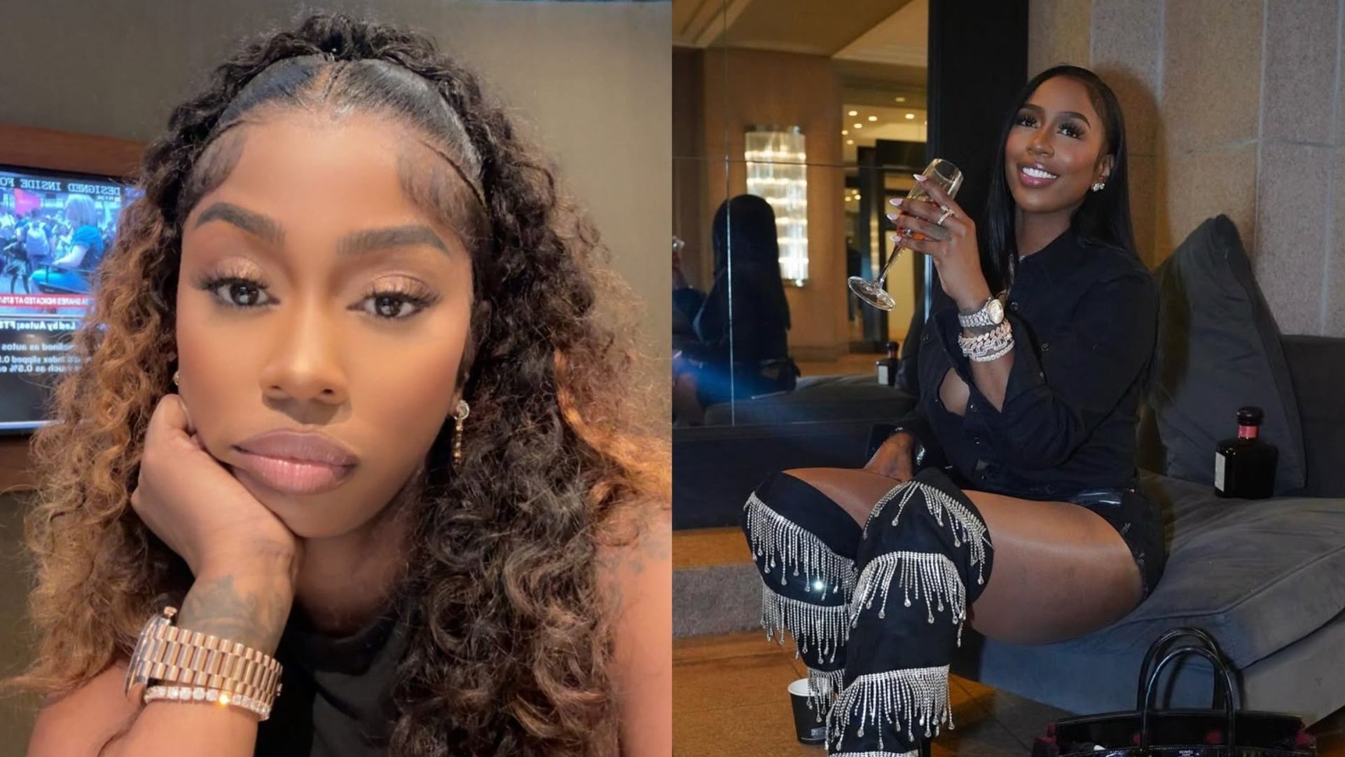 Kash Doll found herself in online drama with a nail technician (Image via Instagram/@kashdoll)