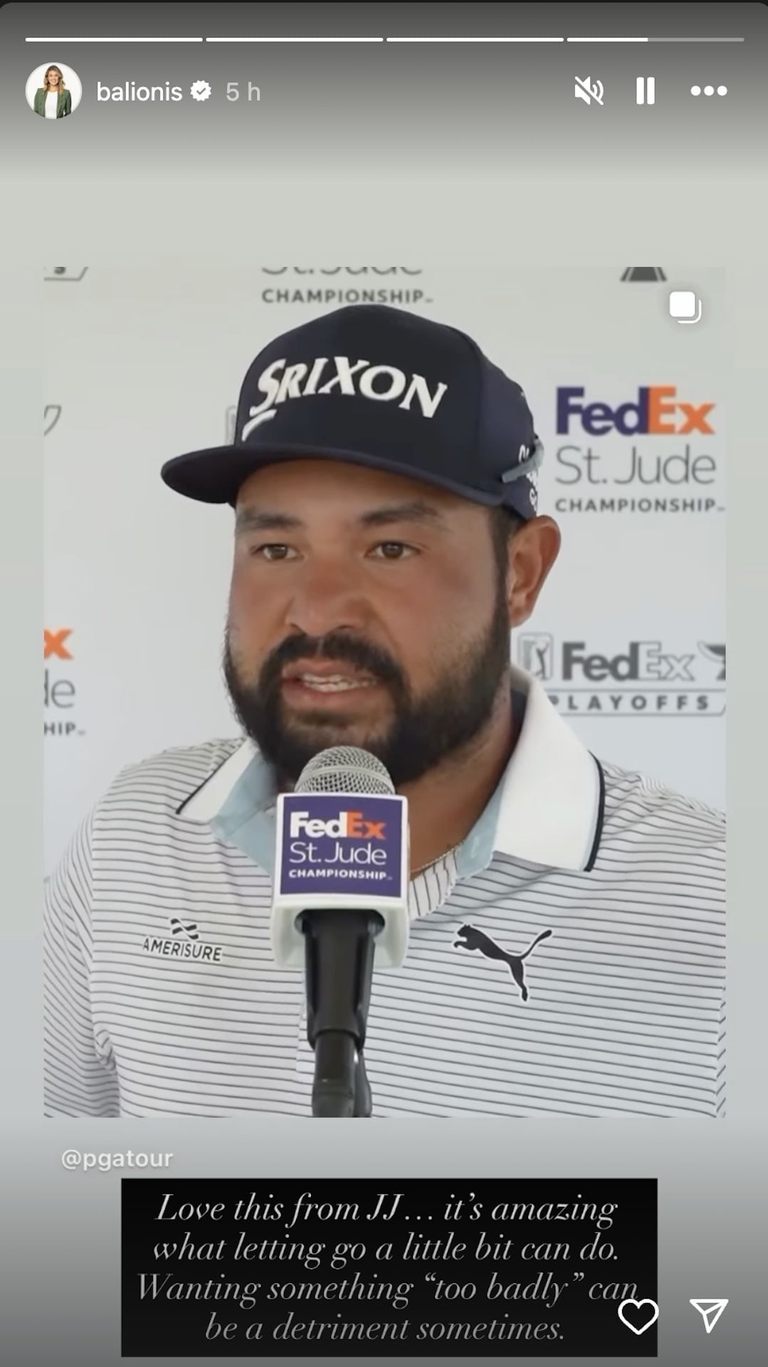 Amanda Balionis praises Spaun (Image via Instagram @balionis)