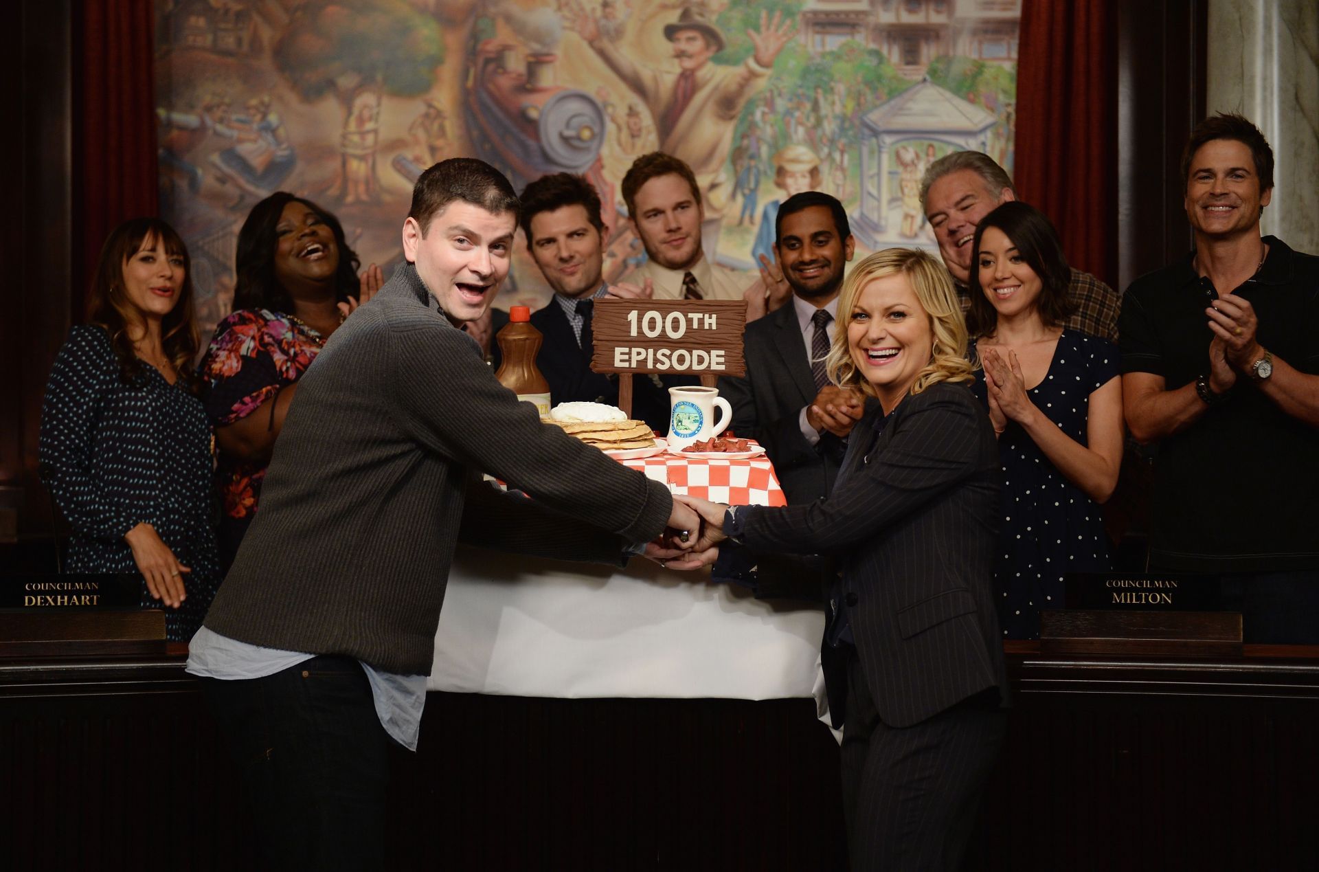 NBC &quot;Parks And Recreation&quot; 100th Episode Celebration - Source: Getty