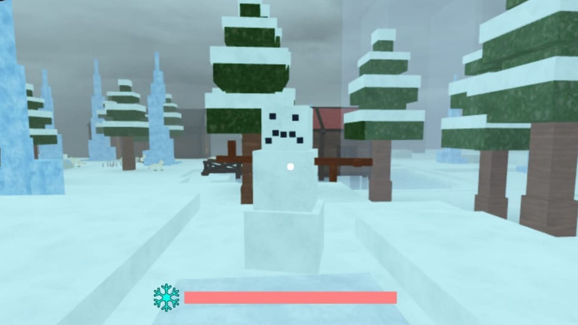 The frowning snowman (Image via Roblox)