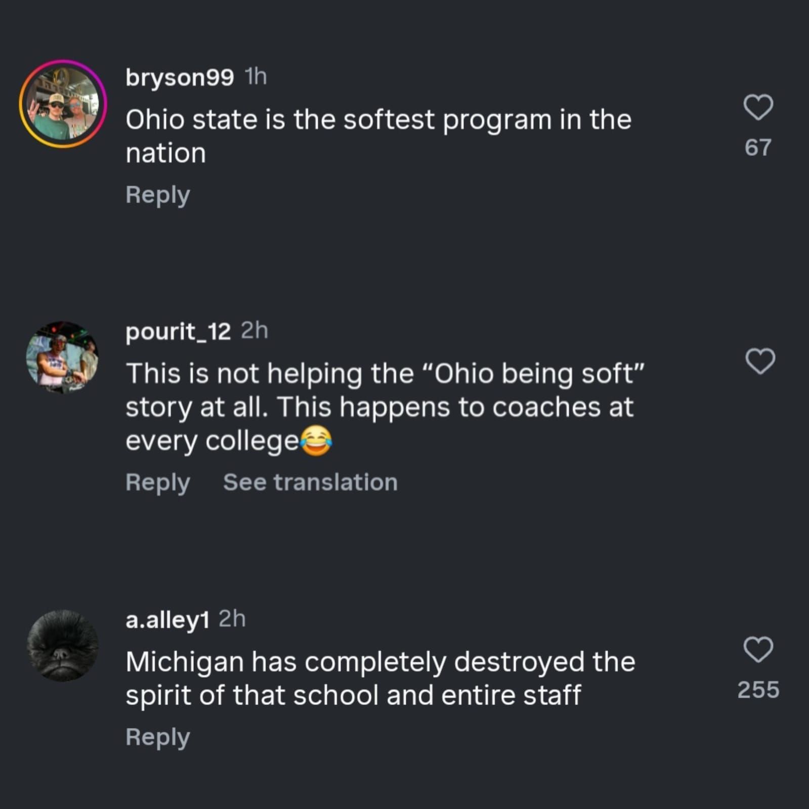 Comments on @espncfb&#039;s Instagram post