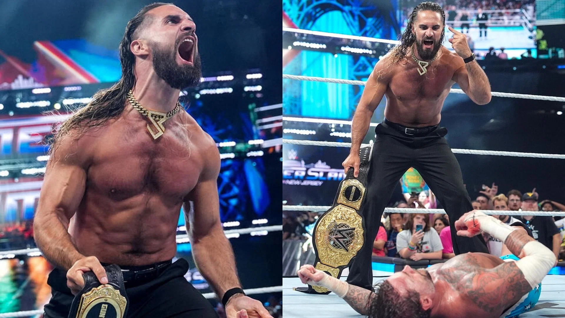 Rollins returned during Night 1 of SummerSlam 2025. [Image credits: WWE.com]