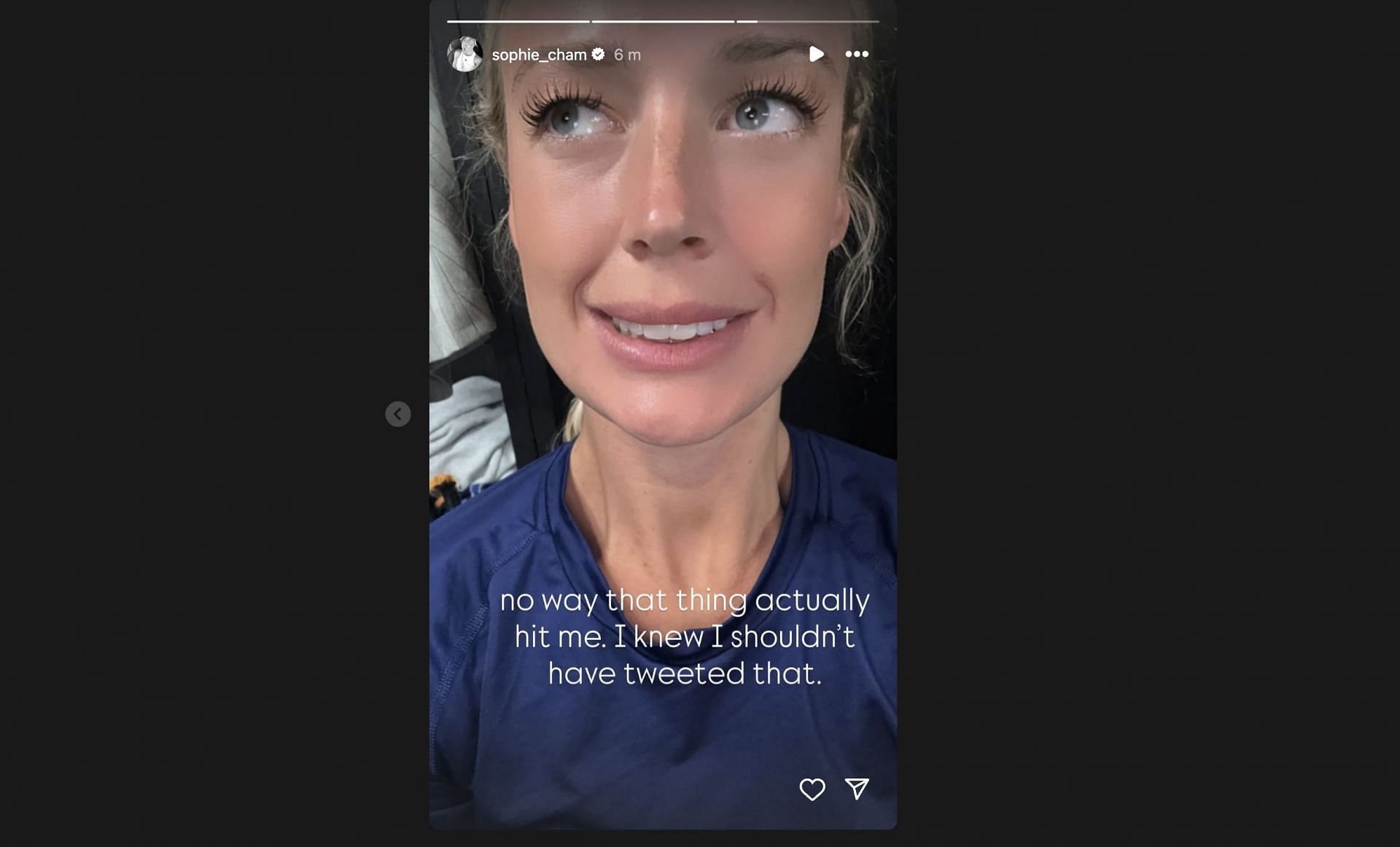 (Image Source: Sophie Cunningham&#039;s IG)