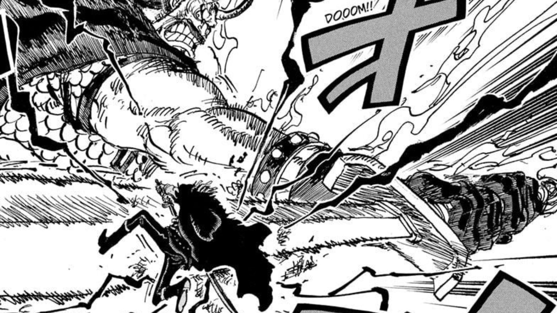 Harald vs Xebec as seen in the manga (Image via Shueisha)