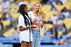 "Unreal": Aliyah Boston and Cameron Brink can’t hide their true feelings as Sparks' $338,056 star turns heads in glamorous all-white ‘milk’ ensemble