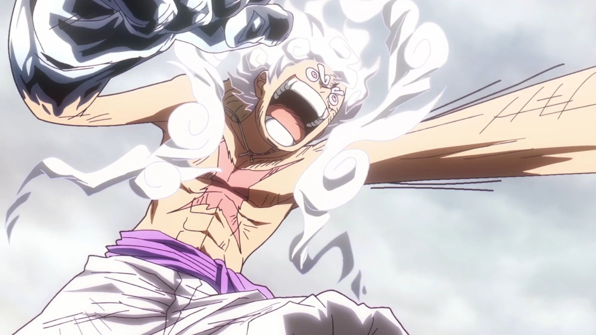 One Piece episode 1141 review: Toei orchestrates epic chaos as giants arrive while Luffy attacks Saturn (Image via Toei Animation)