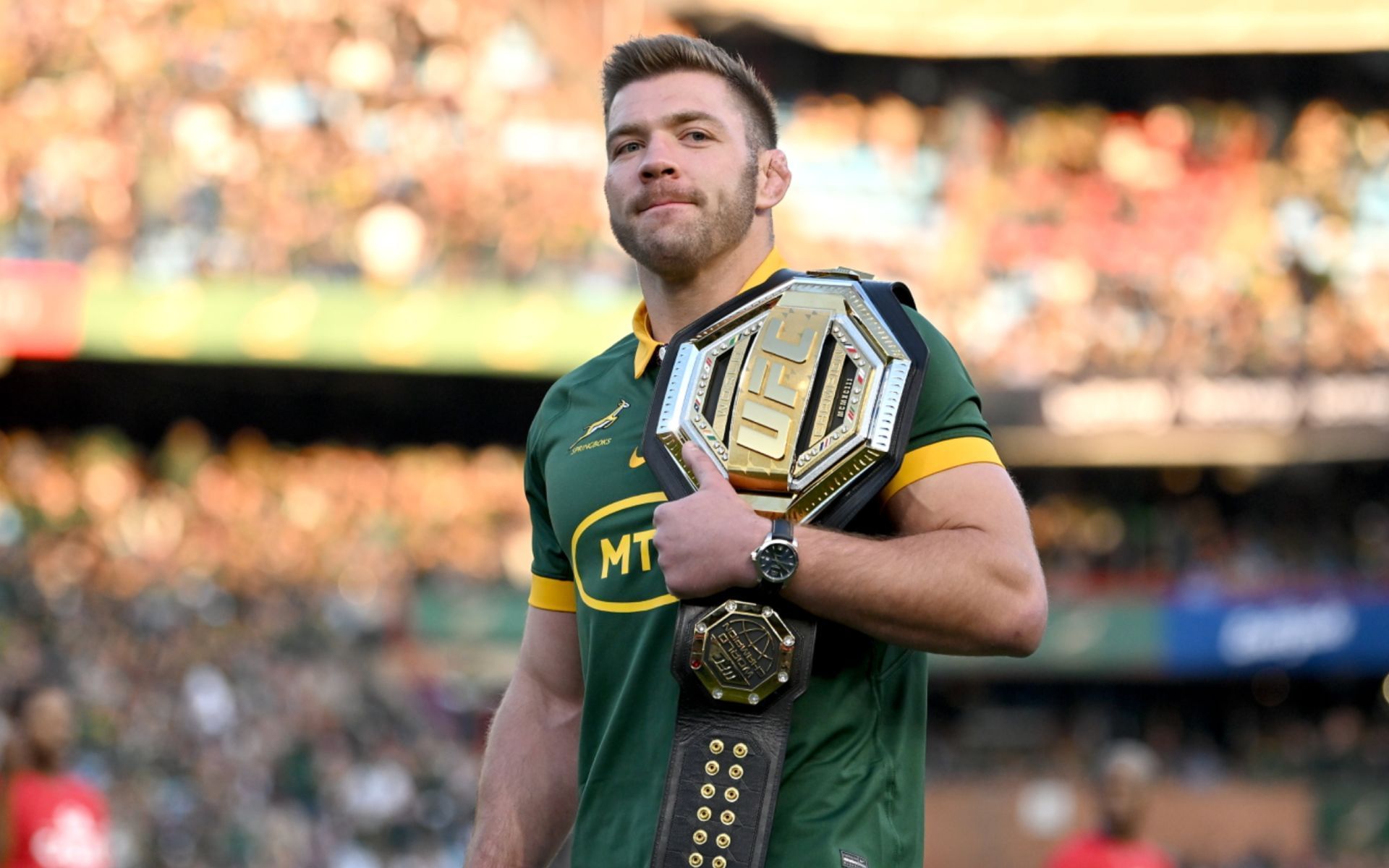 Dricus du Plessis discusses potential light heavyweight move. [Image courtesy: Getty Images]
