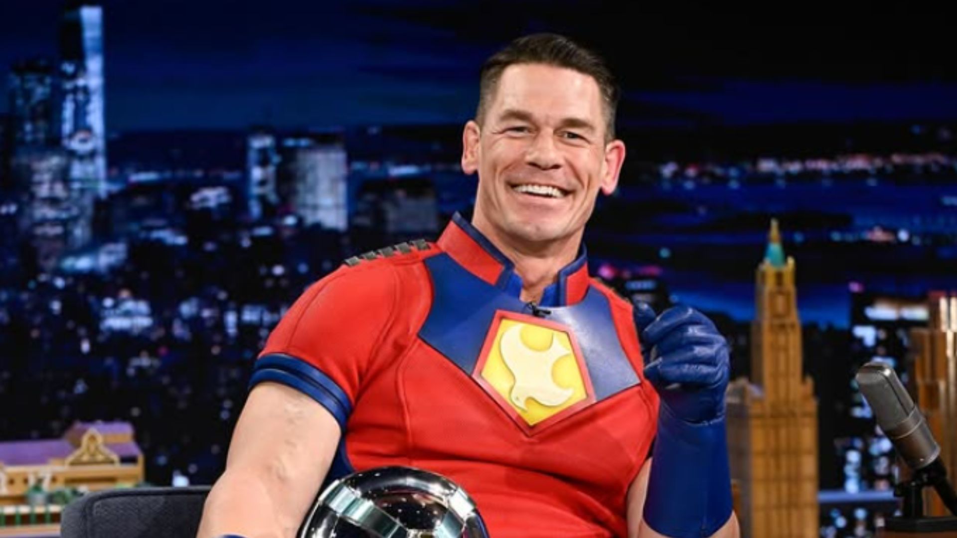 John Cena on The Tonight Show (Image via Instagram/@peacemaker)