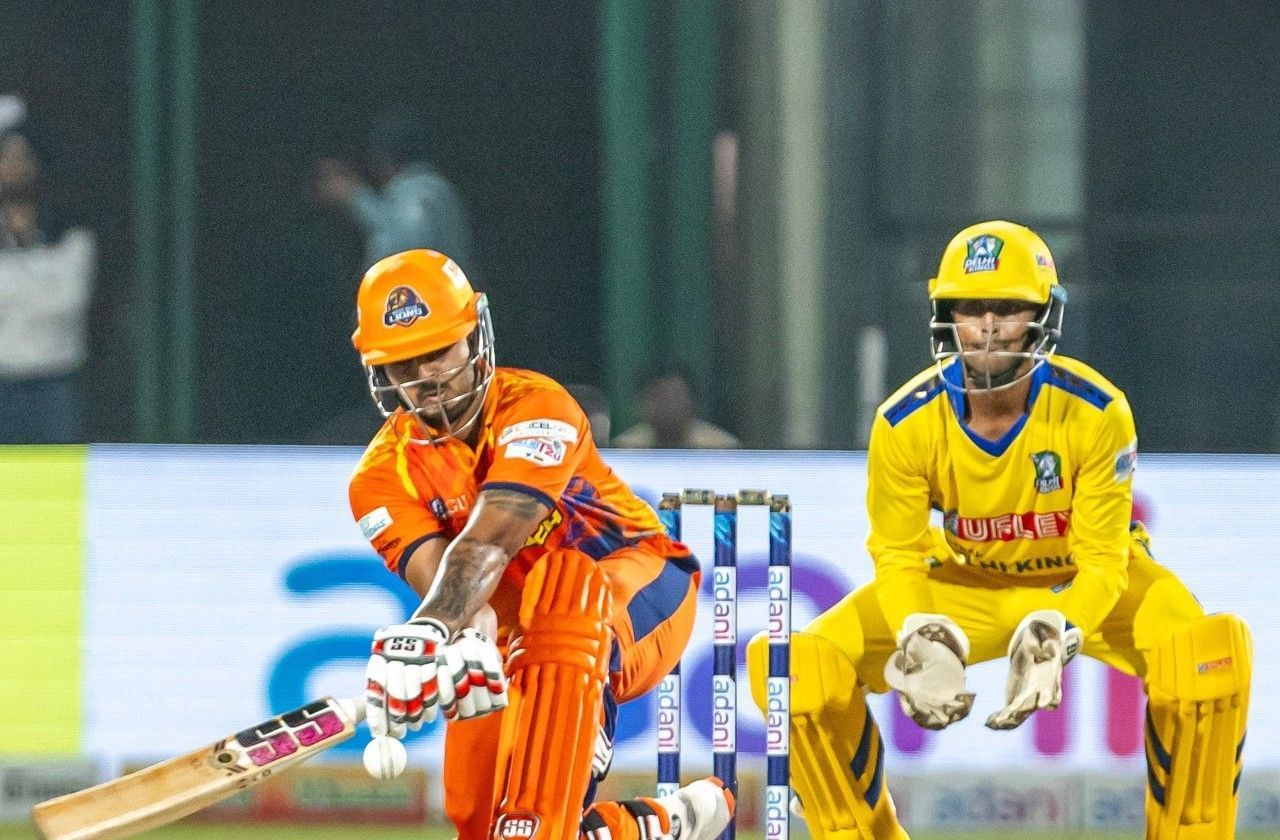 Nitish Rana. (Image Credits: DPL X)