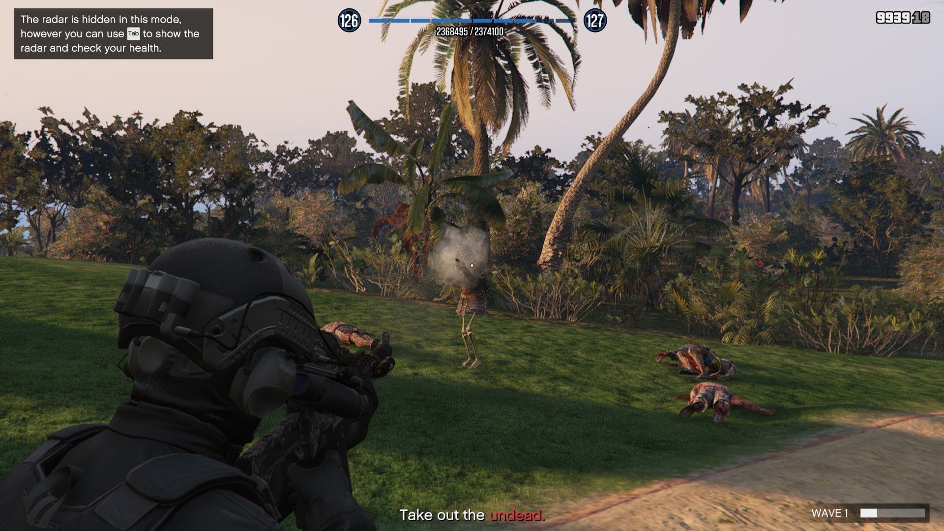 Survive long enough to leave the island (Image via Rockstar Games)