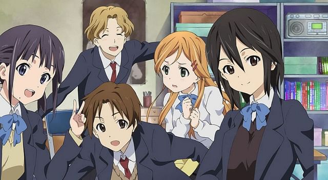 Kokoro Connect is one of the high school anime with shocking twists (Image via Silver Link)