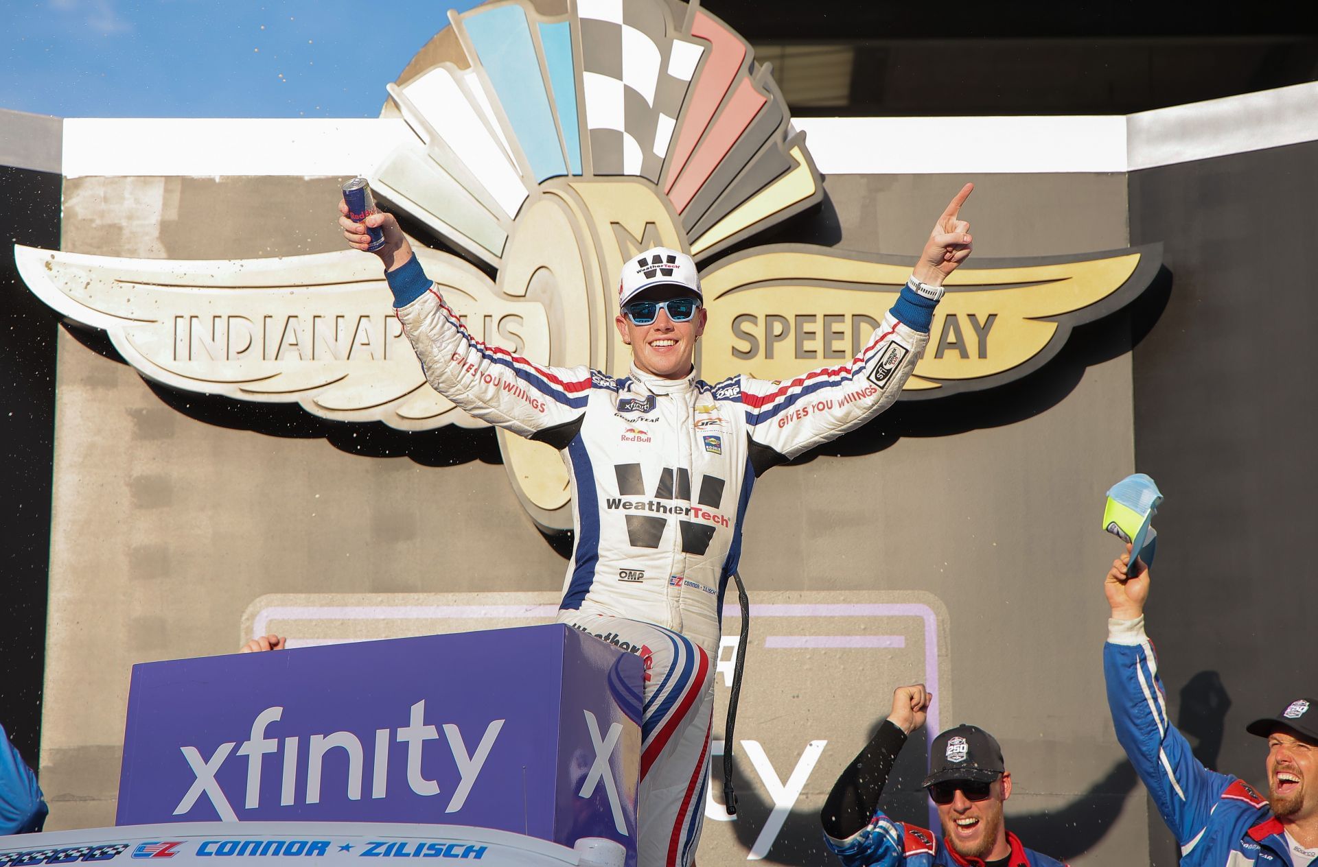 Connor Zilisch at the NASCAR Xfinity Series Pennzoil 250 - Source: Getty