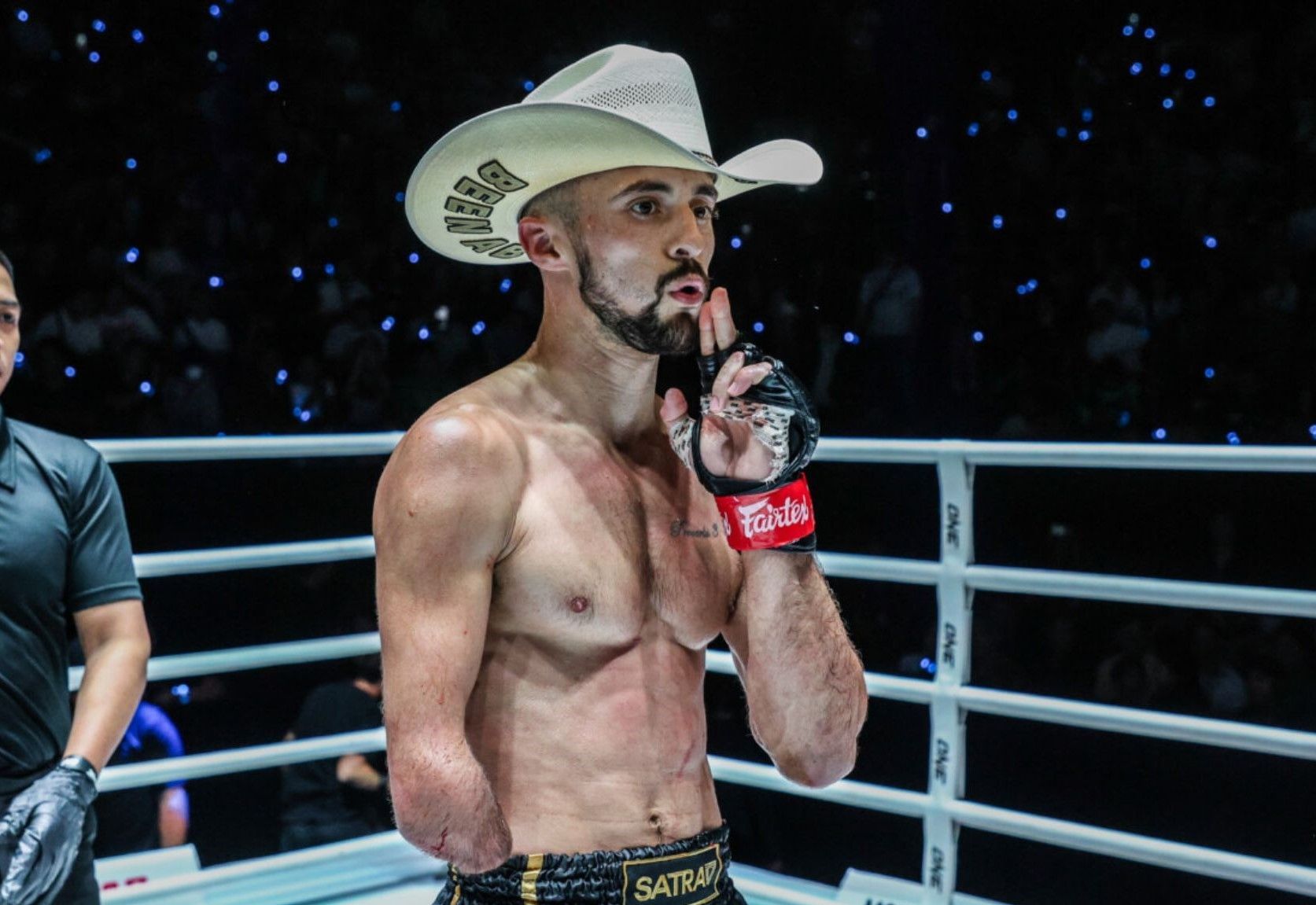 WATCH: Limb different fighter Jake Peacock breaks high score on punch machine -- Photo by ONE Championship