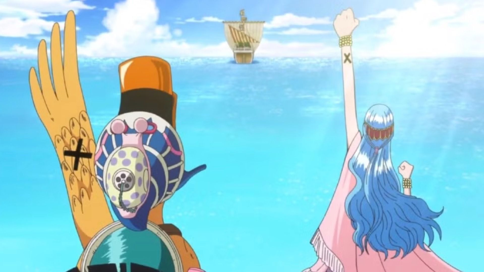 Vivi&#039;s arc had a major change in the Straw Hats&#039; journey in One Piece (Image via Toei Animation)