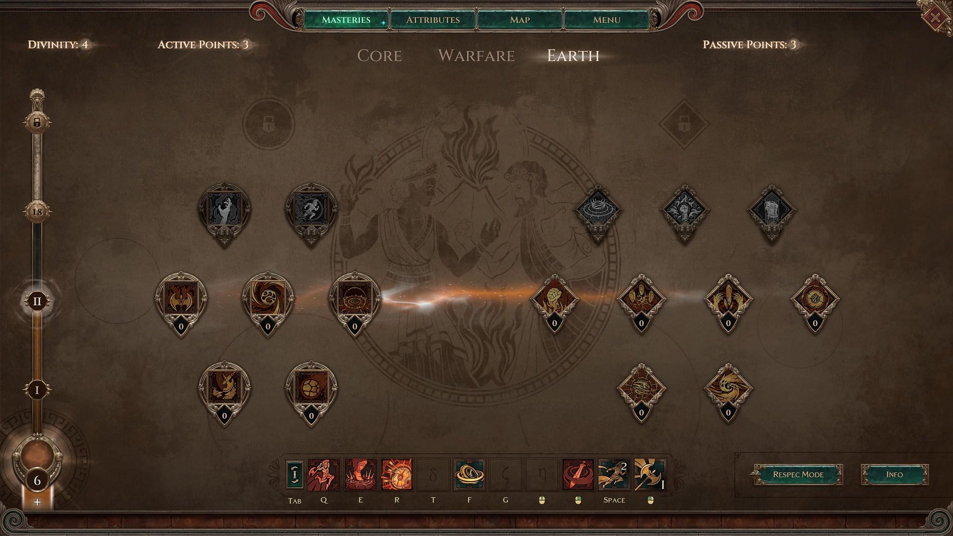 The Divinity Bar is on the left side of the screen (through photo t hk nordic)
