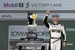 "Our confidence never wavered": William Byron clinches Iowa Corn 350 victory, holding off Chase Briscoe with fuel strategy tactic