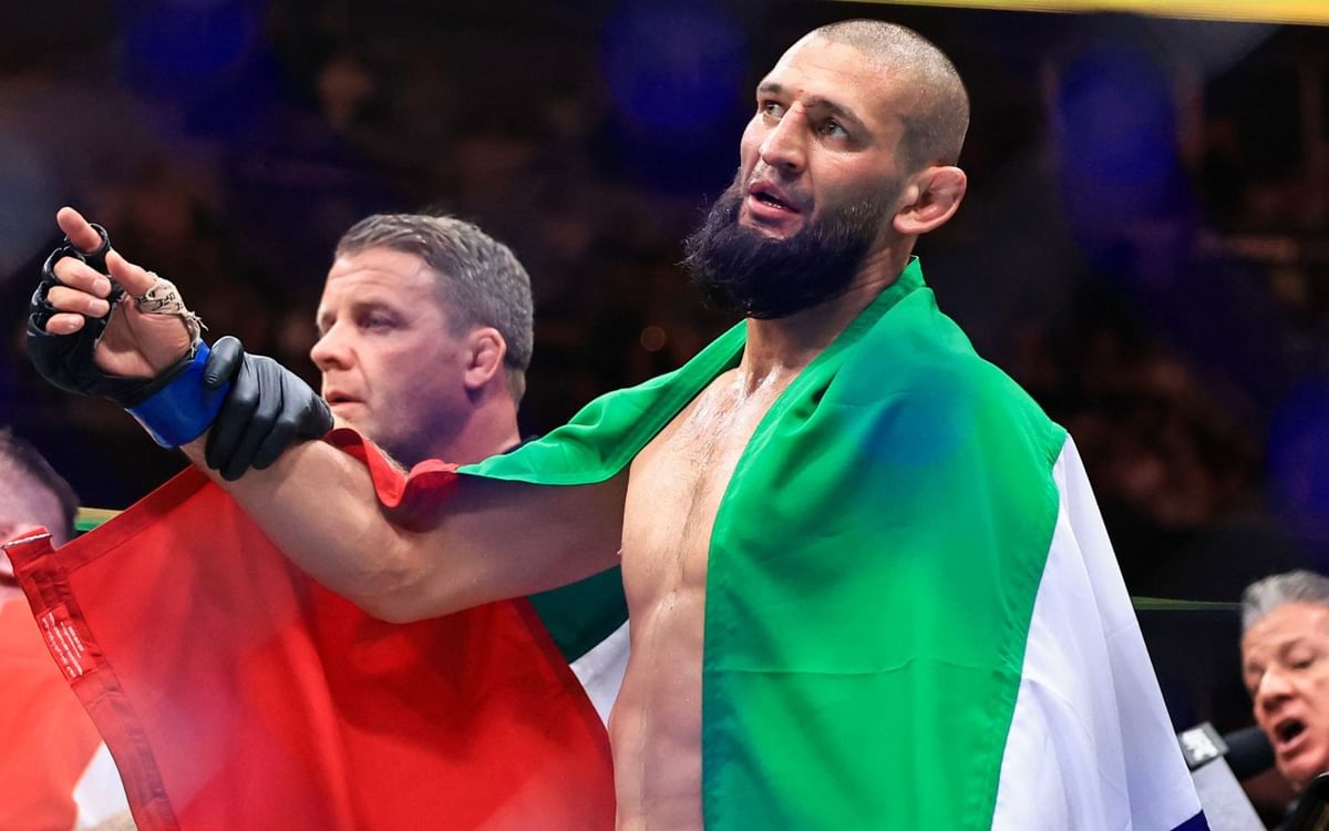 Khamzat Chimaev reveals what he said to Dricus du Plessis and his coach during UFC 319 title fight
