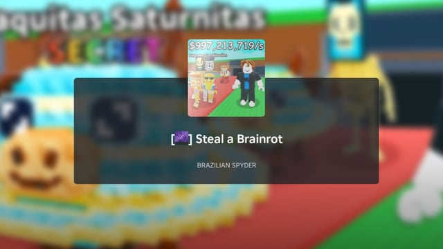 Steal A Brainrot (SAB) In-Game Items – All New Items, Fast & Cheap Delivery