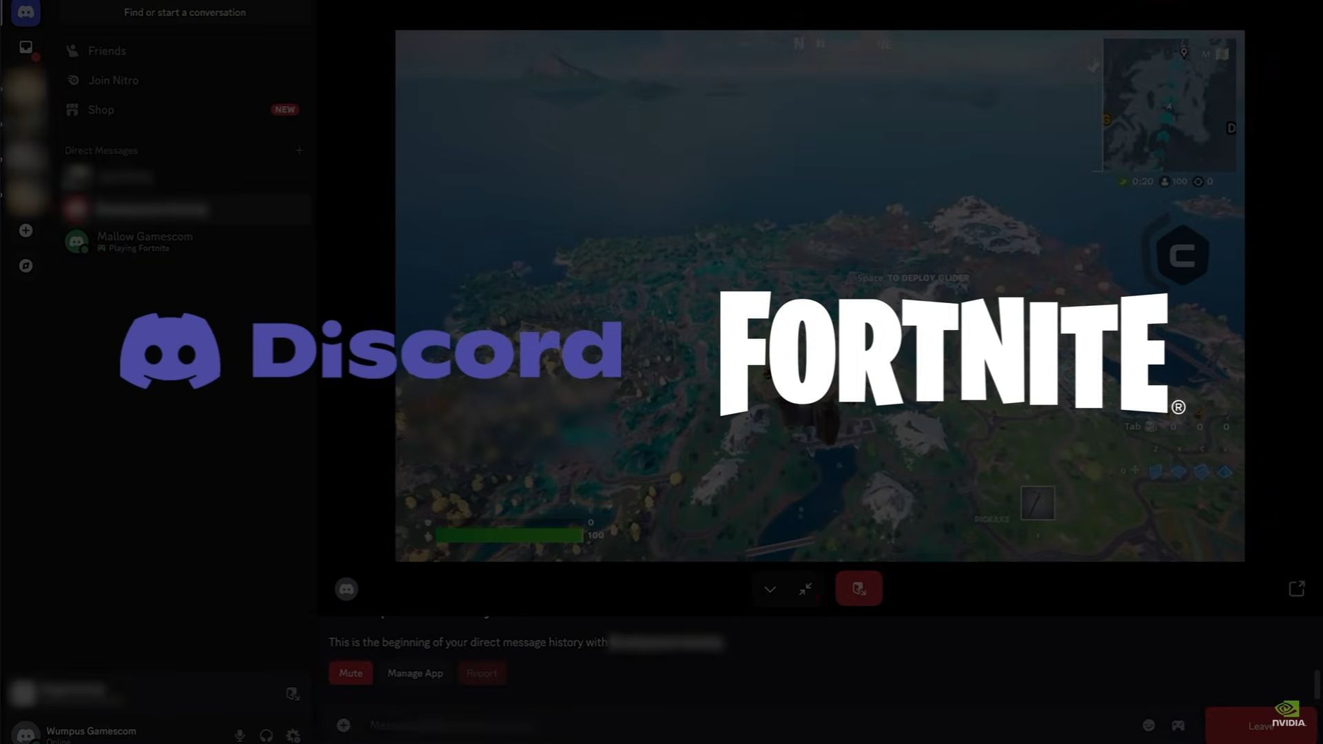 play Fortnite on Discord
