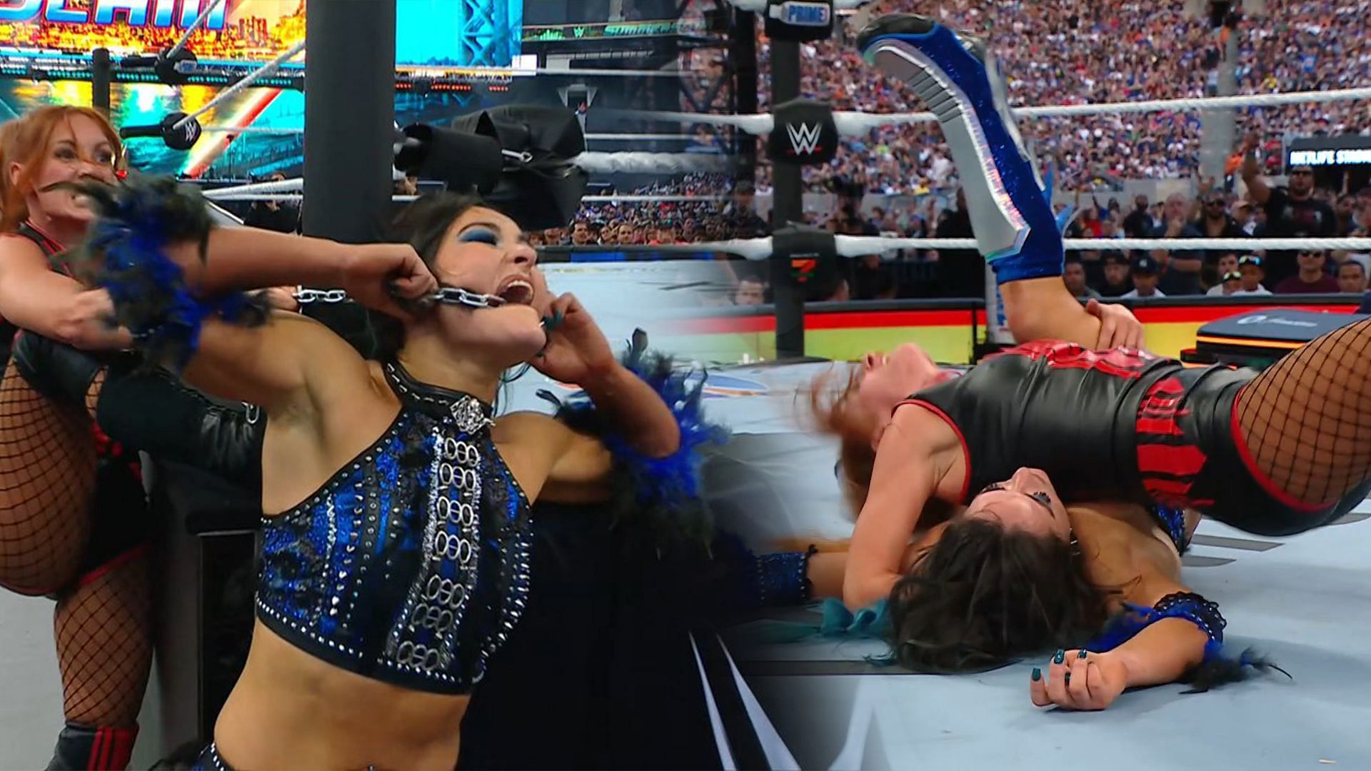 Lyra Valkyria lost to Becky Lynch at SummerSlam! (Credits: Netflix)