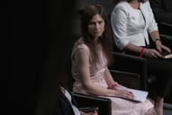 Amanda Knox at The Italy Innocence Project (Image via Getty)