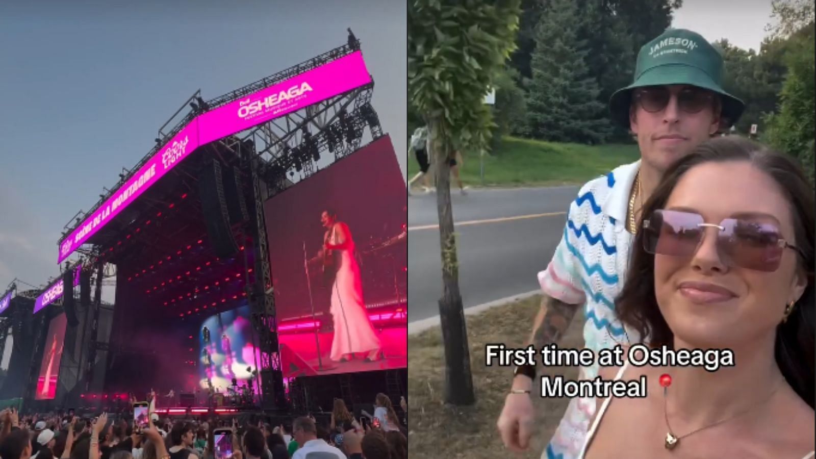 Patrik Laine and wife Jordan attend Chainsmokers concert at the Osheaga Festival in Montr&eacute;al