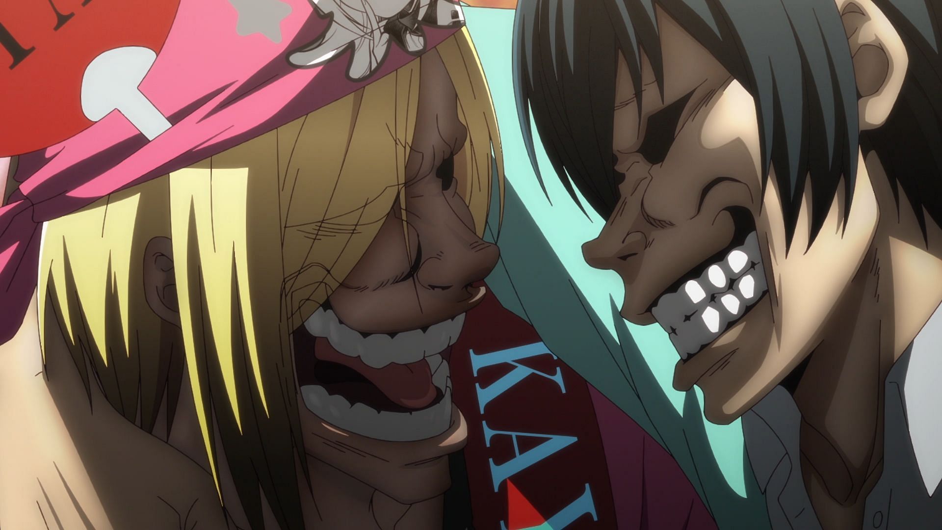 Kouhei and Iori as seen in Grand Blue season 2 episode 5 (Image via Zero-G, Liber)
