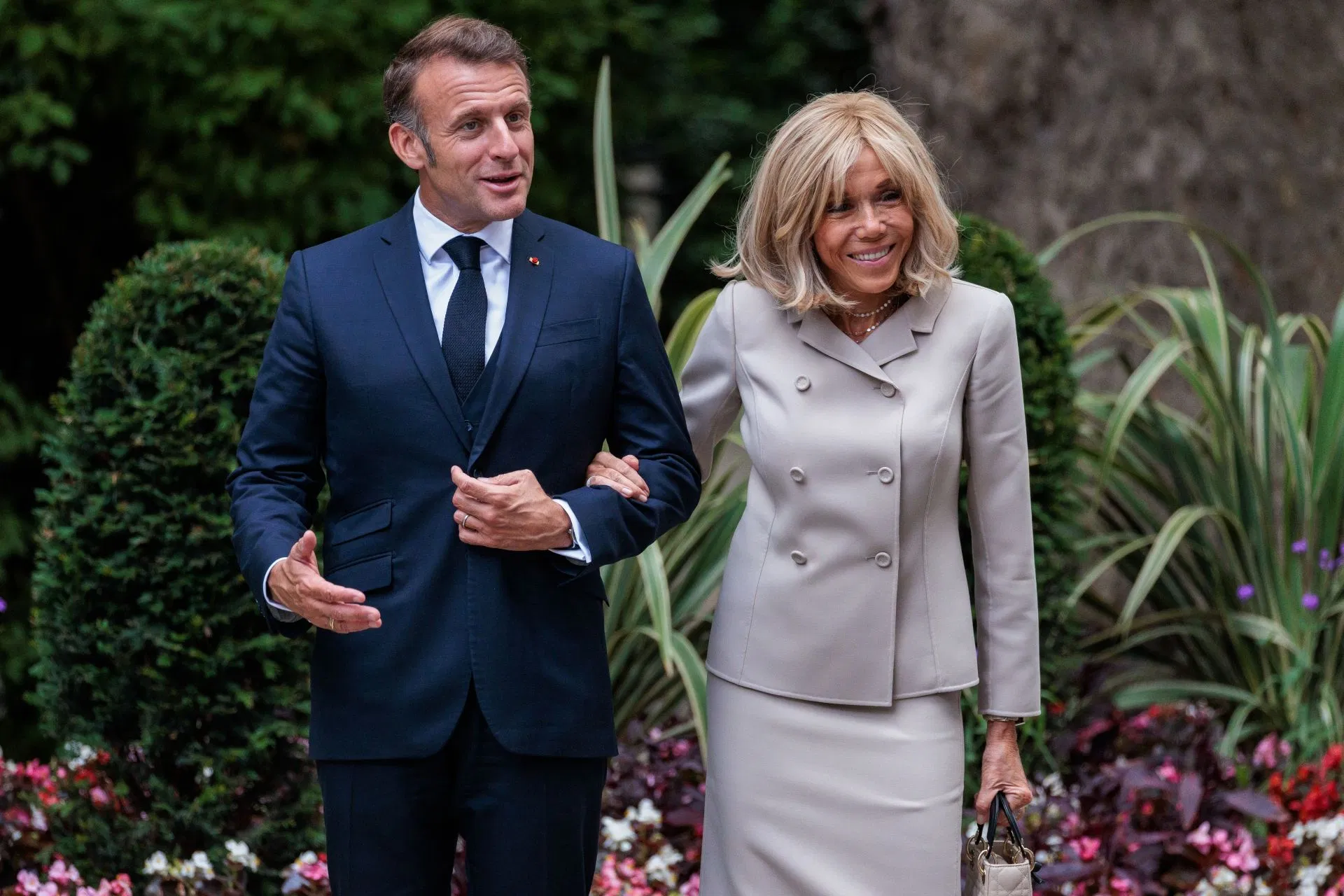President Macron Visits Downing Street, London (Image via Getty)