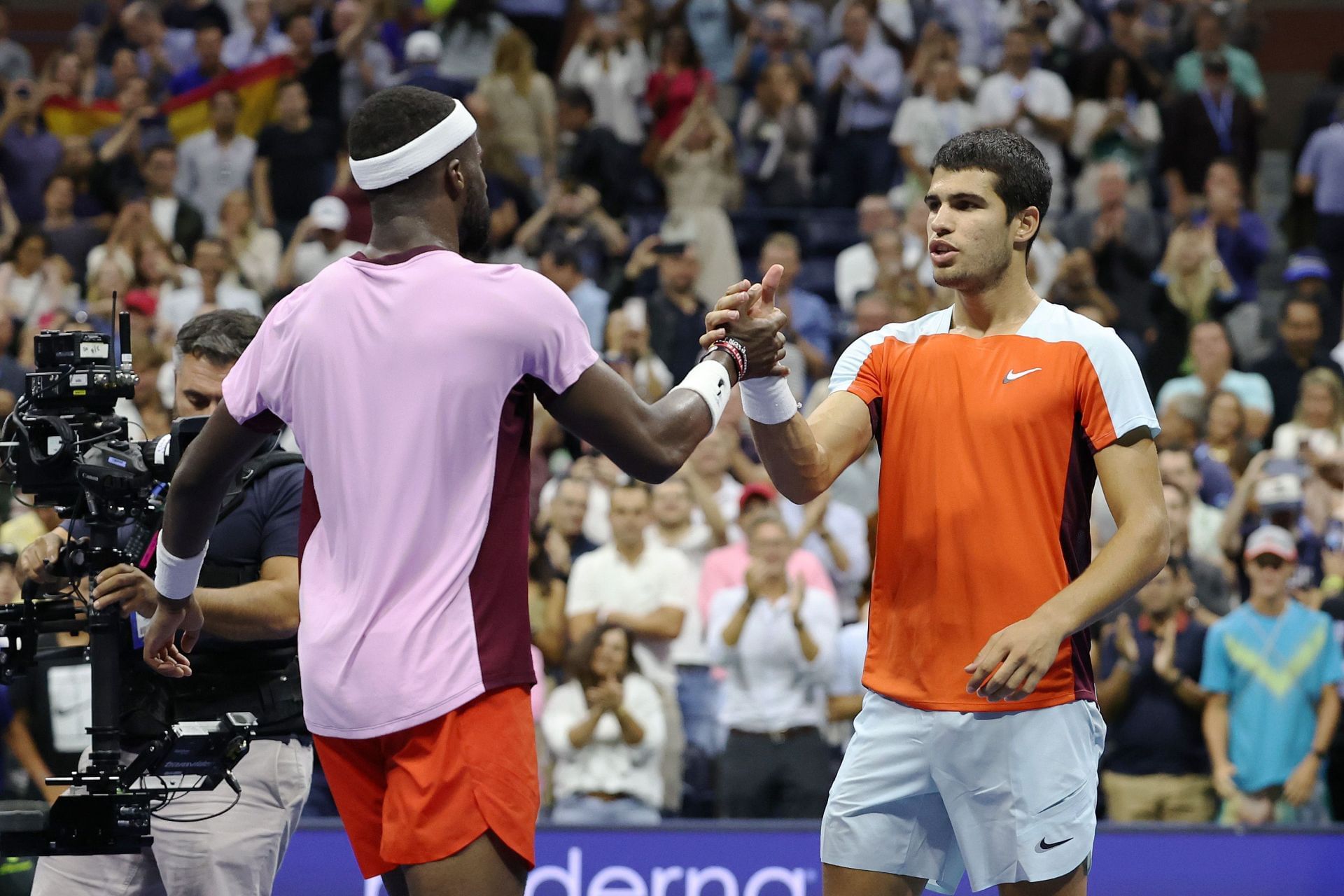 Frances Tiafoe and Carlos Alcaraz - Source: Getty
