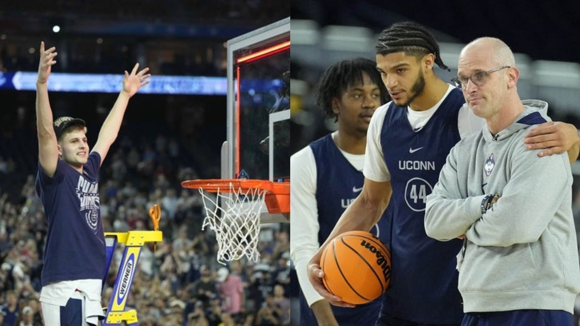Joey Calcaterra, Andre Jackson and Dan Hurley