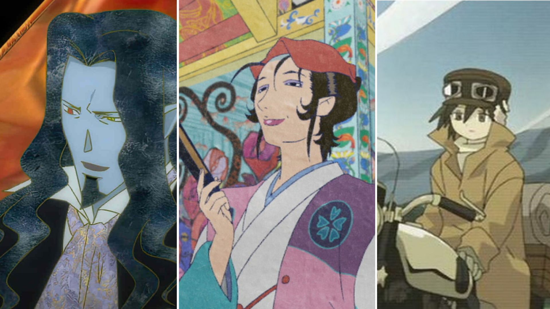 Gankutsuou, Mononoke, Kaiba 