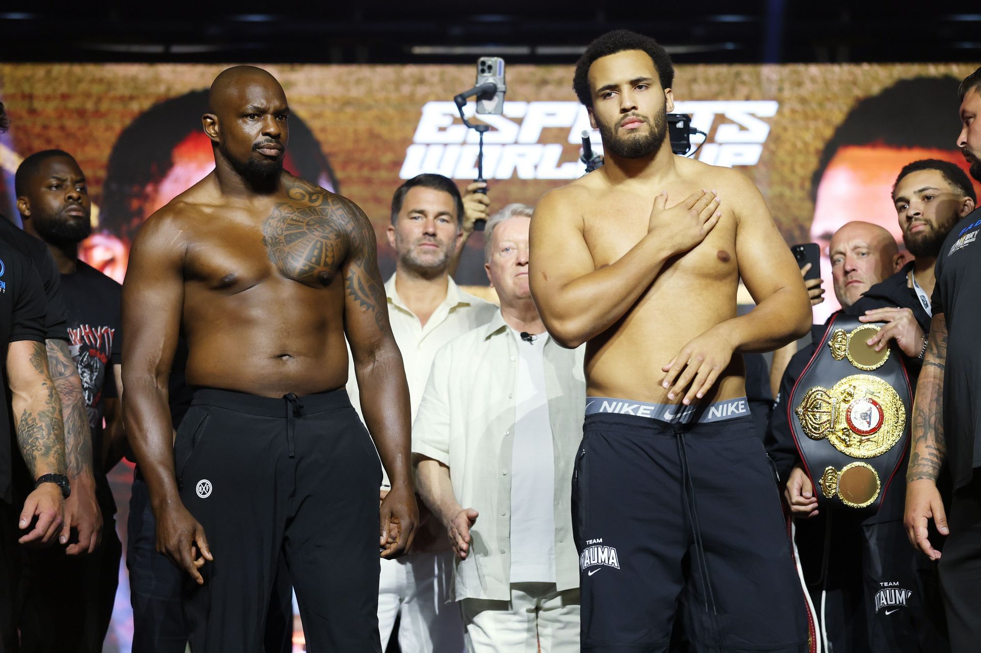 Dillian Whyte v Moses Itauma: ESports World Cup - Weigh-In - Source: Getty