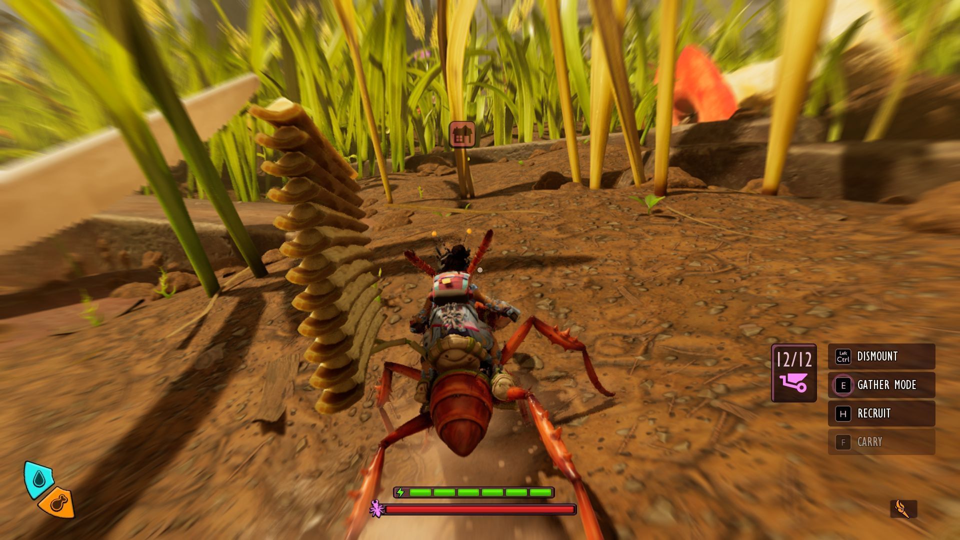 Use your buggy to carry more Weed Stems (Image via Xbox Game Studios)