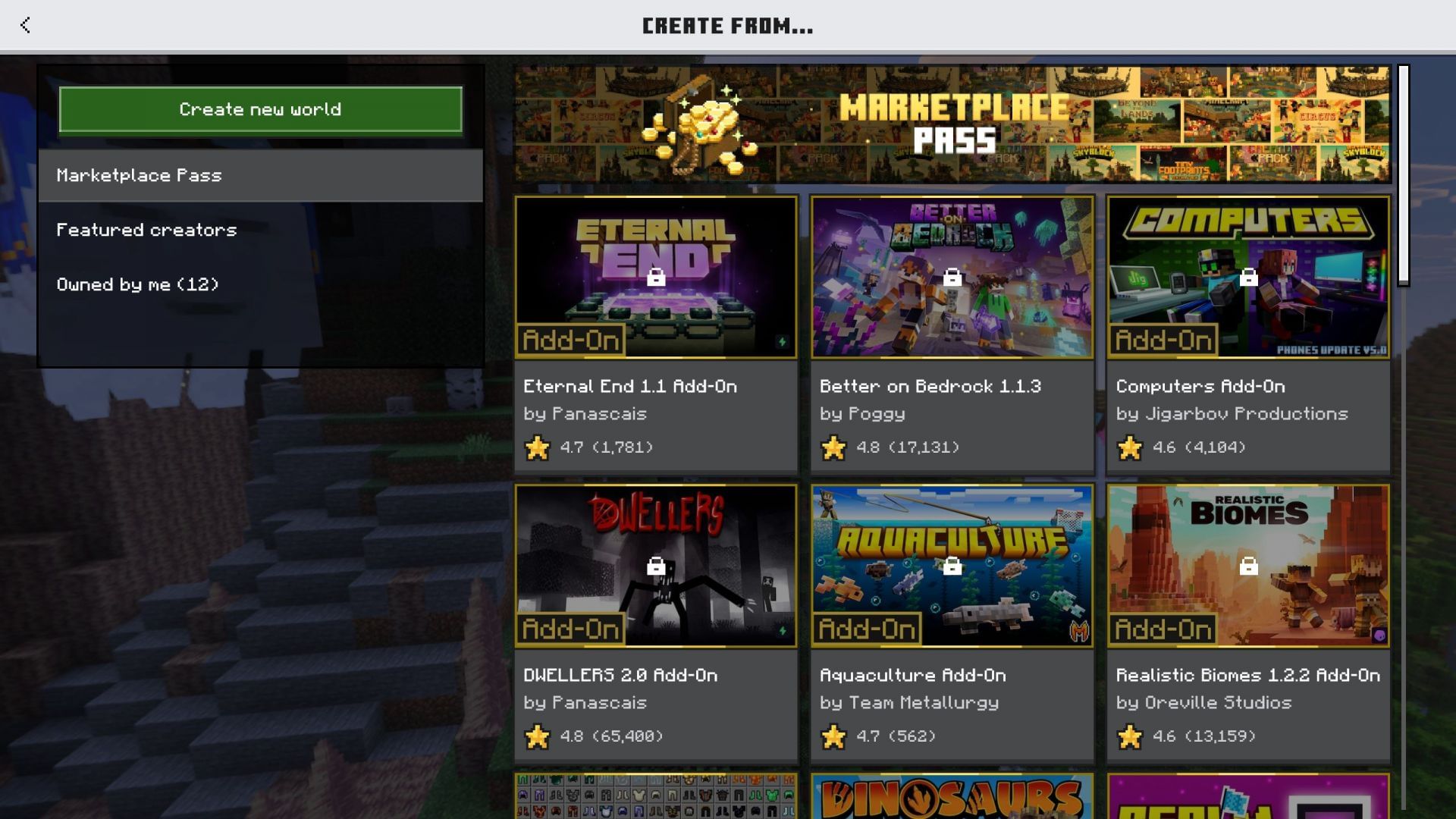 Create a new world where you can select the flat world option (Image via Sportskeeda Gaming || Mojang Studios)