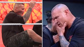 Randy Orton seemingly hurts himself before SummerSlam match