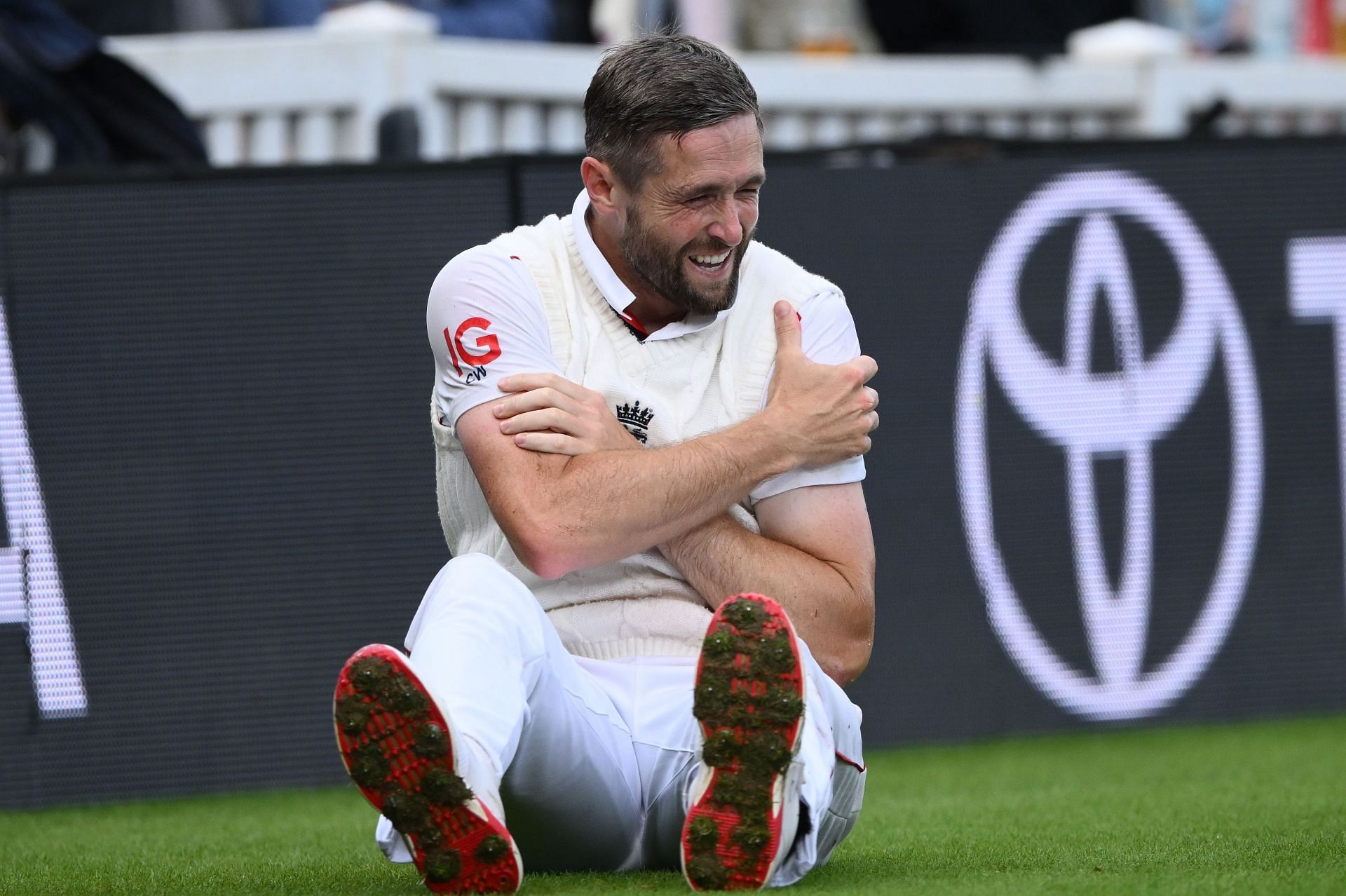 Chris Woakes suffered a shoulder injury on Day 1 of the Oval Test. [P/C: Getty]