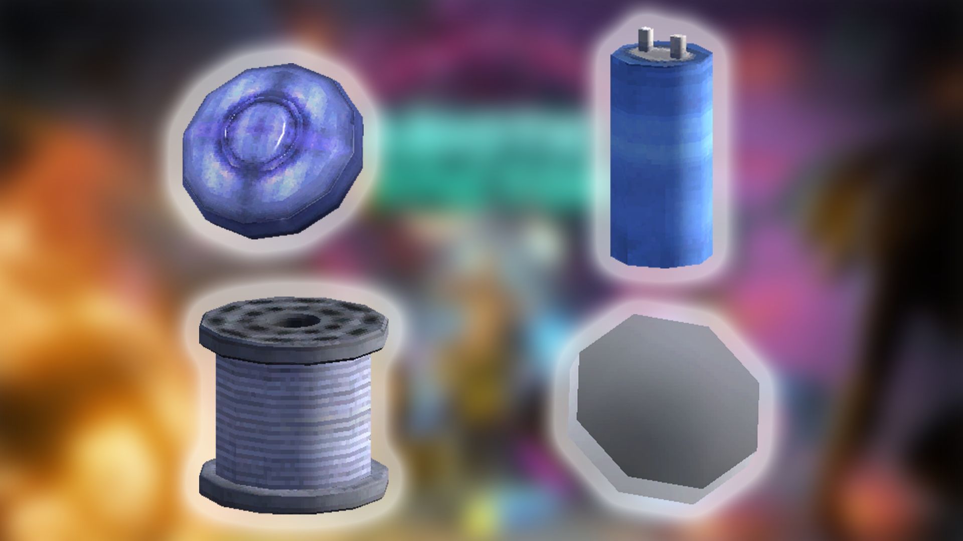 To craft the Magbow, you will need to farm these materials from different locations across Abiotic Factor (Image via Deep Field Games)