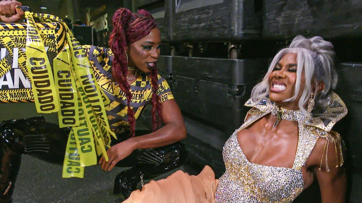 Naomi &amp; Jade Cargill (Image via WWE.com)