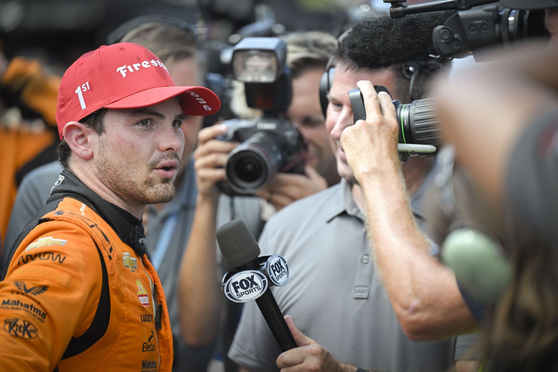 Pato O&#039;Ward at the NTT INDYCAR Series Ontario Honda Dealers Indy Toronto - Source: Getty