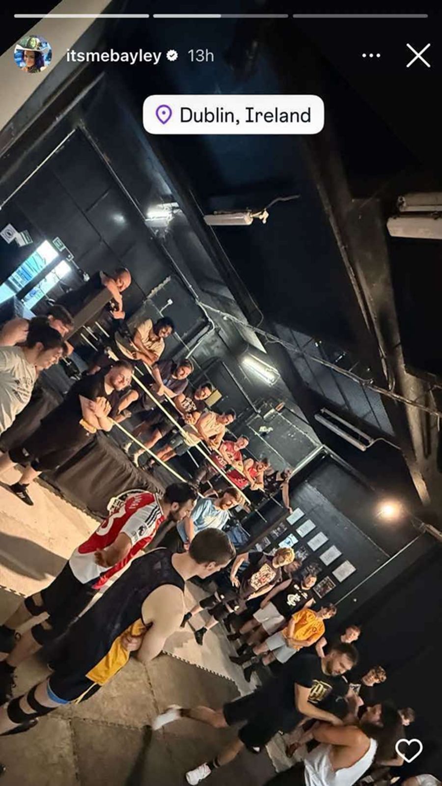 Is this a spoiler? [Photo credit: Bayley&#039;s Instagram story]