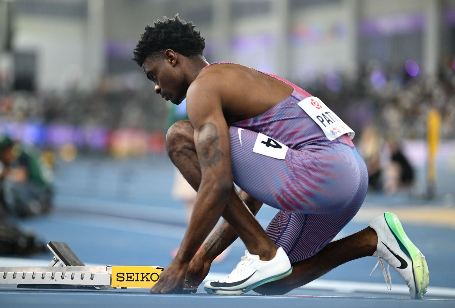 Jacory Patterson at the World Athletics Indoor Championships 2025 [Image Source: Getty]