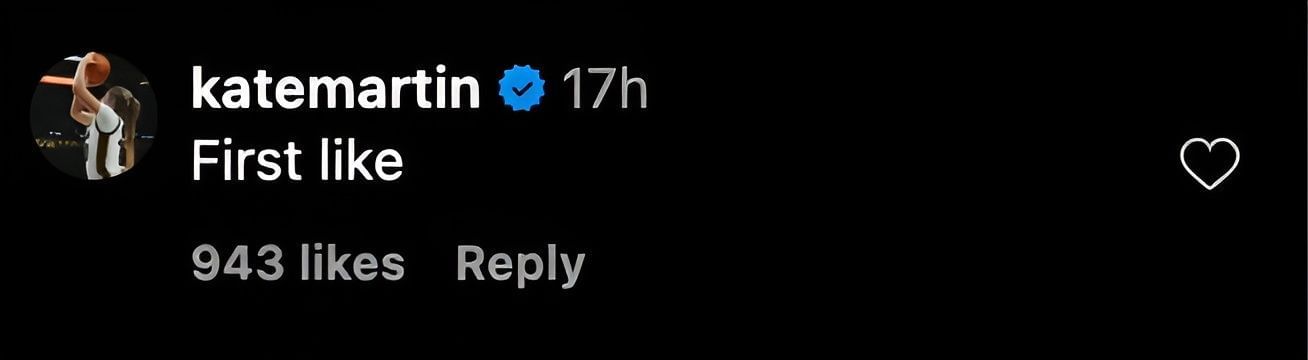 Martin&#039;s IG comment
