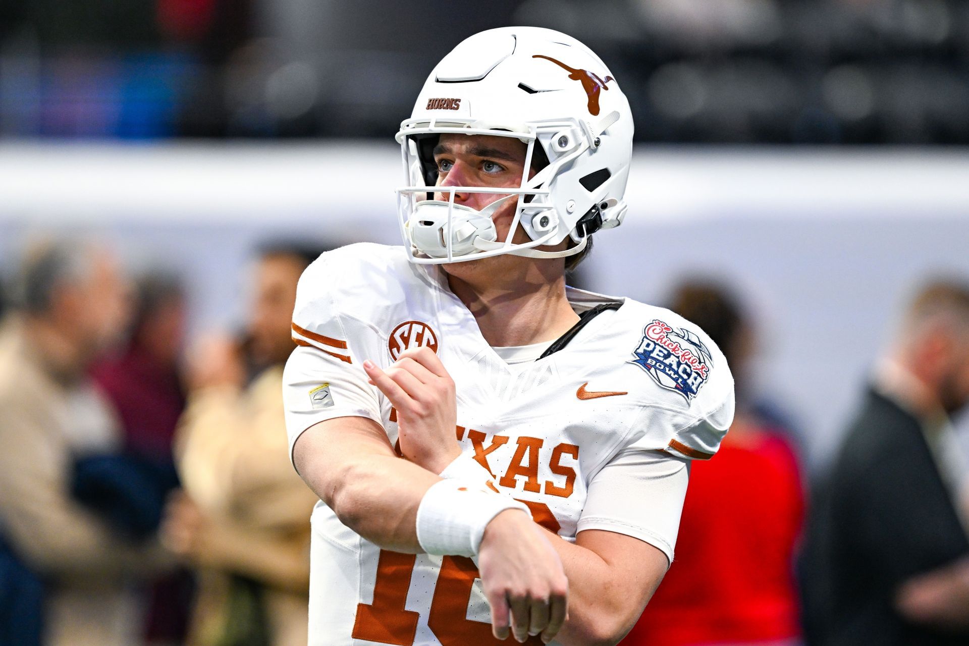 COLLEGE FOOTBALL: JAN 01 CFP Quarterfinal Chick-fil-A Peach Bowl - Texas vs Arizona State - Source: Getty