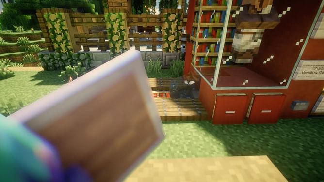 Minecraft player builds a villager vending machine