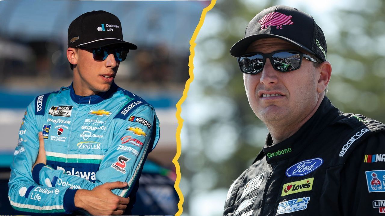 Carson Hocevar and Michael McDowell